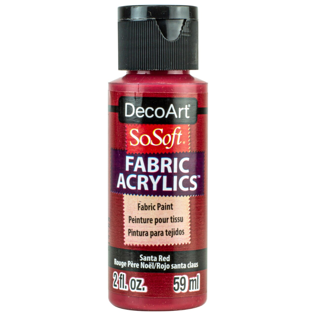 DecoArt SoSoft Fabric Paint 2oz – The Ultimate Soft, Flexible, Machine Washable Acrylic Paint for Clothing, Canvas Shoes, Tote Bags & DIY Crafts